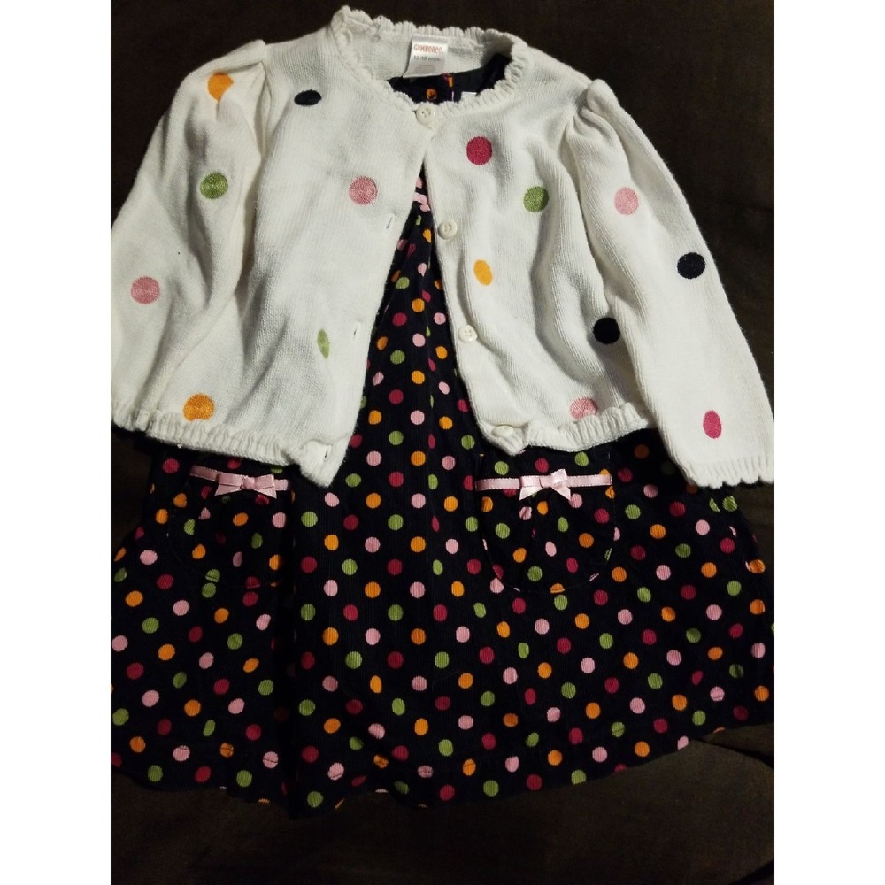 Gymboree sweater and dress dots 12 18 mo